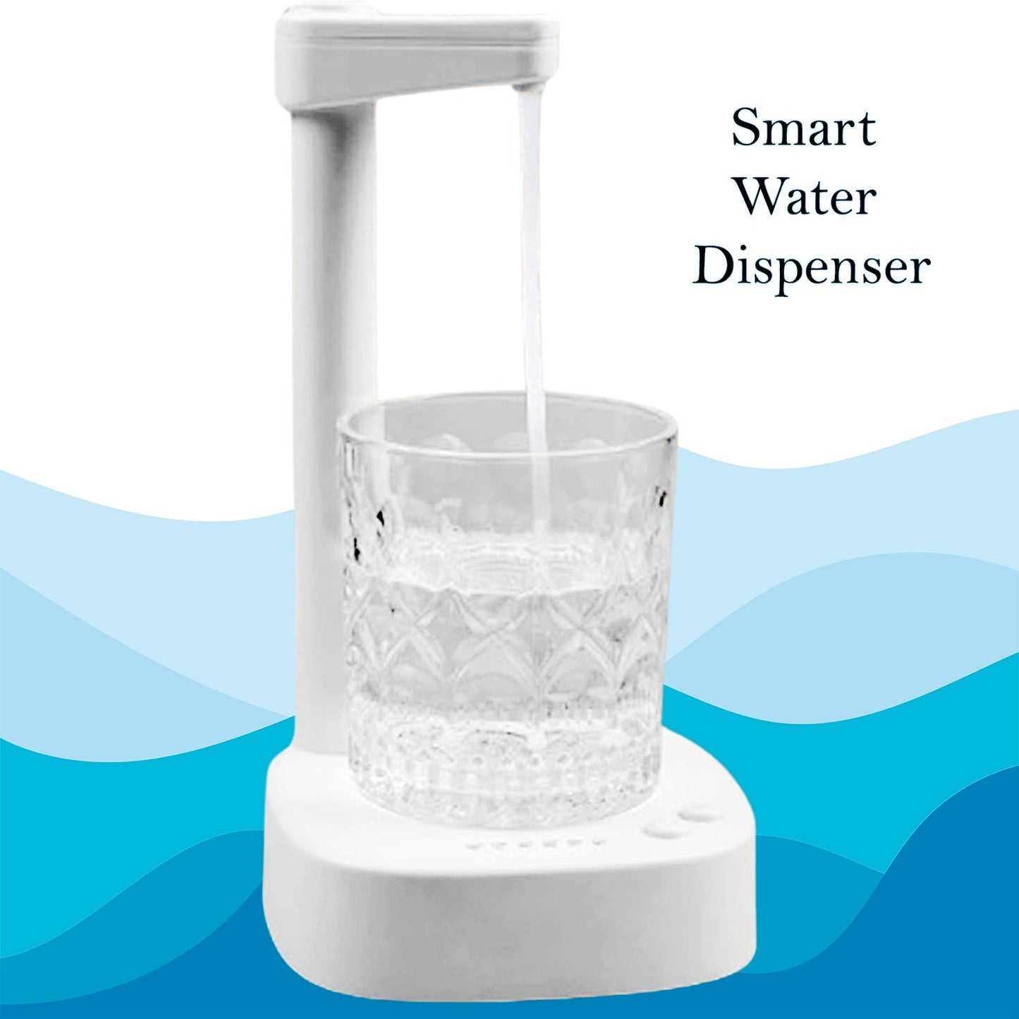 White ABS plastic portable water dispenser for home and office