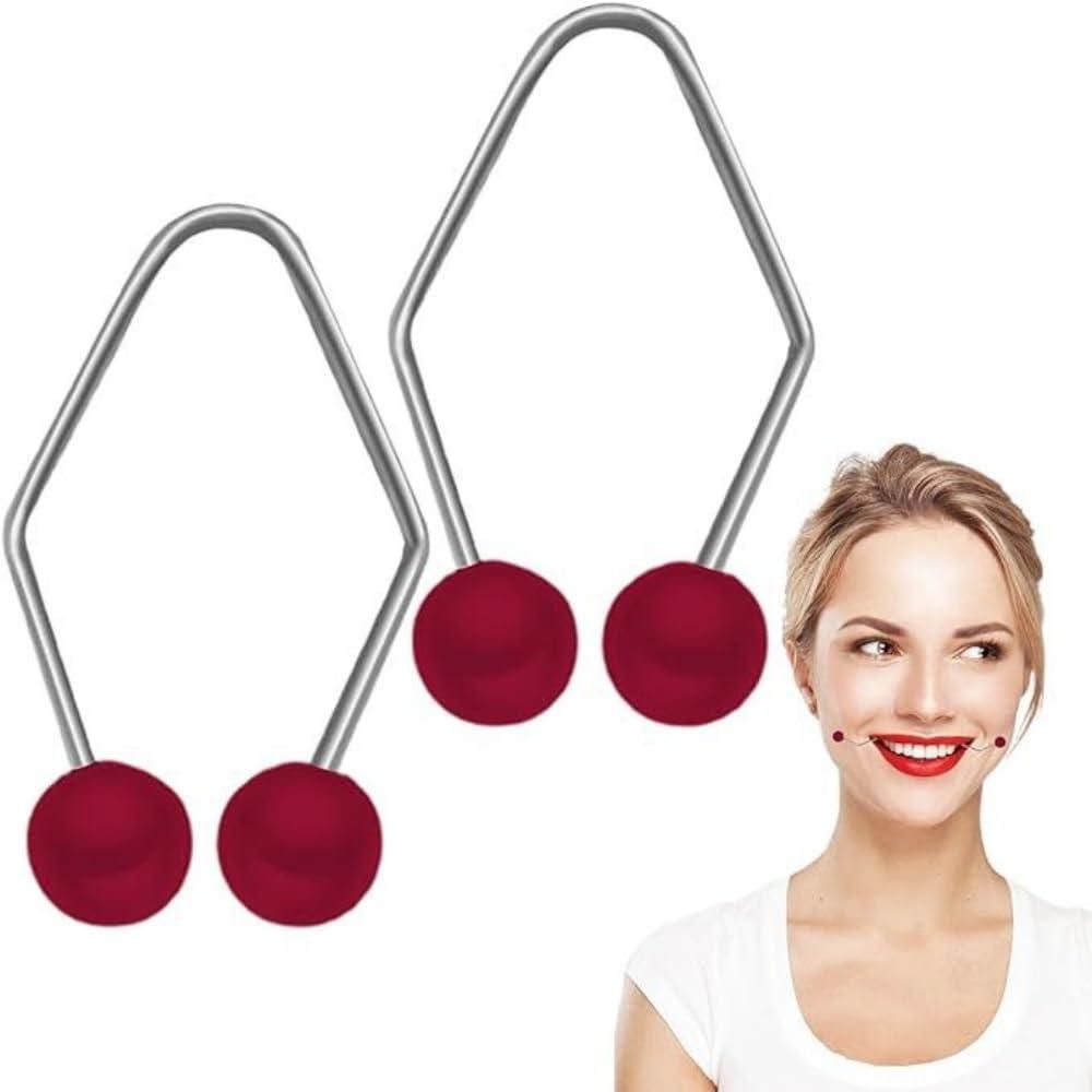 best facial dimple maker for men and women, smile training tool for natural dimples, dimple creator for face shaping, non-surgical dimple making tool pack of 4, facial muscle exercise tool for dimples, dimple enhancer for men and women, how to get natural dimples tool, smile shaping tool for defined dimples, dimple exerciser device India