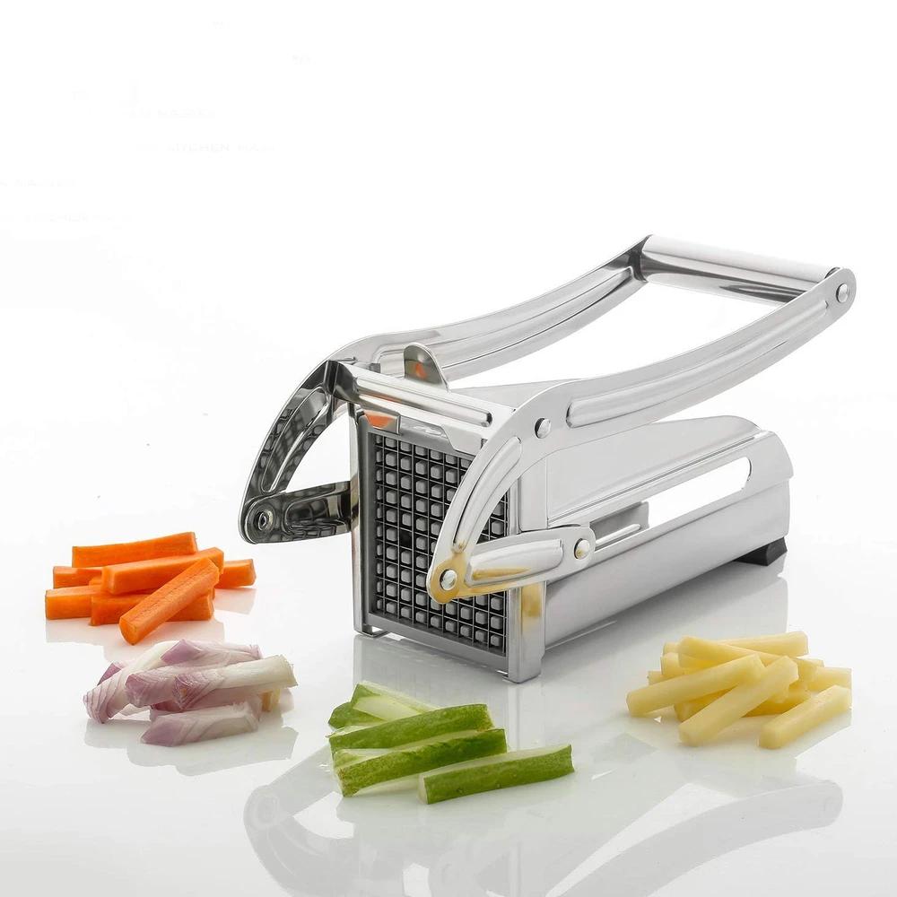 Stainless steel french fry cutter for kitchen countertop