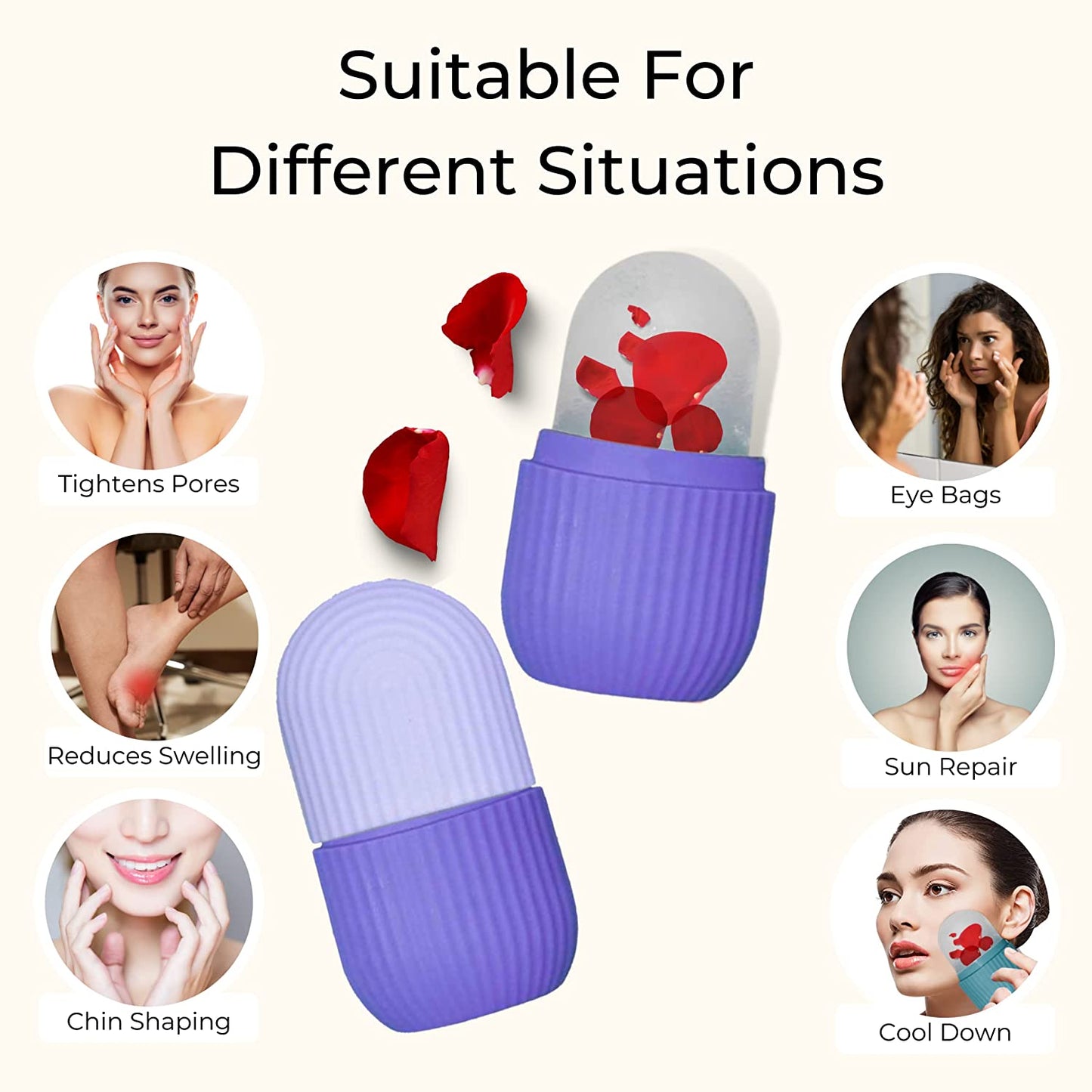 Suitable Situations to use Cooling Silicone Facial Roller
