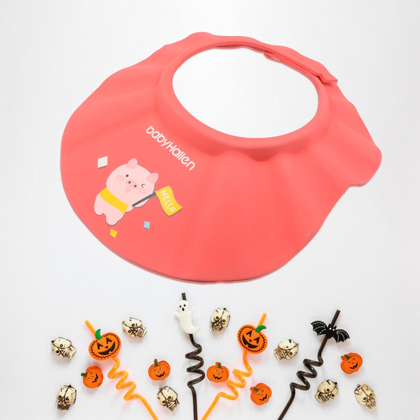 Baby shampoo shield cap for tear-free bathing experience