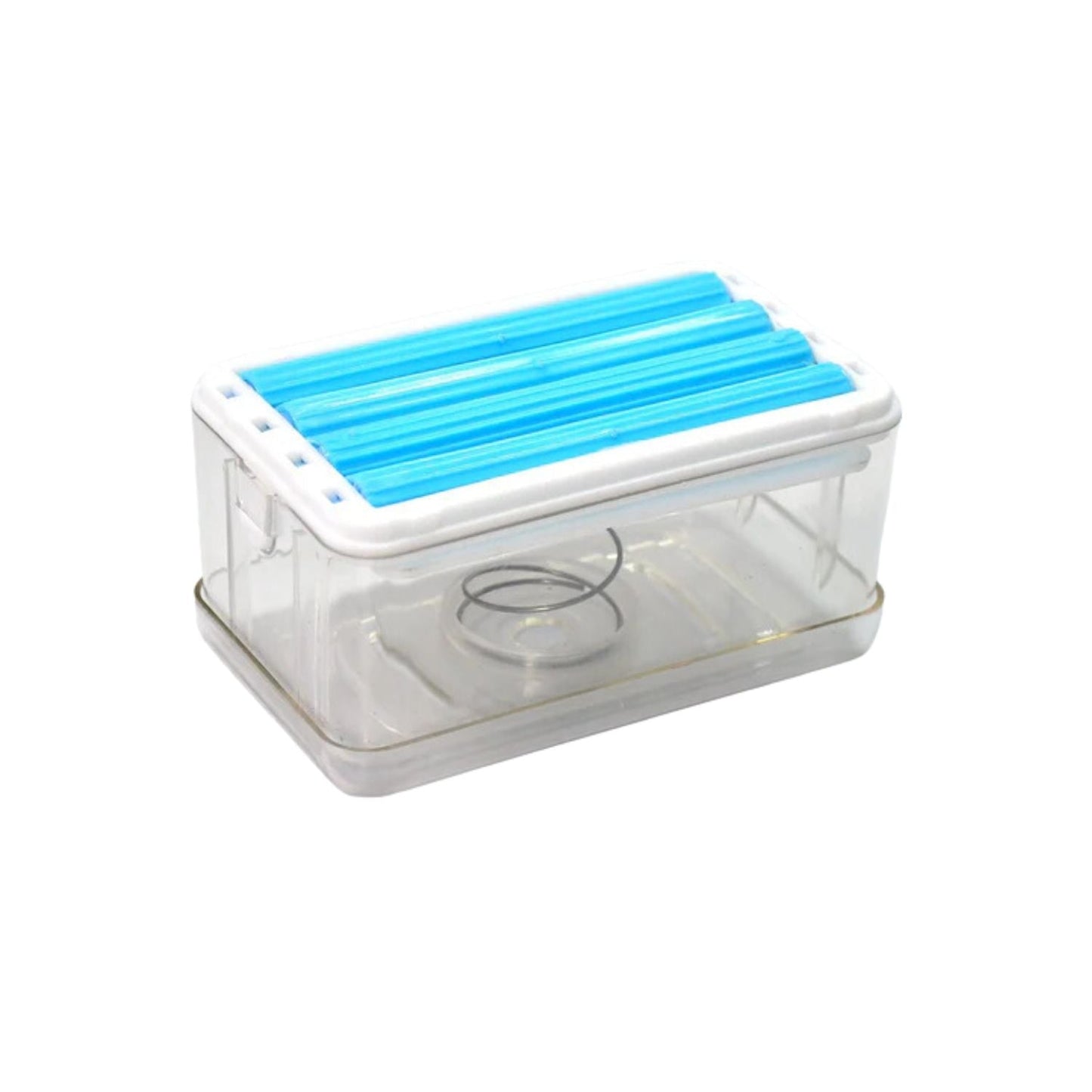 2-in-1 Portable Soap Dish with Roller & Drain Holes – Multifunctional Foaming Soap Dispenser for Kitchen & Bathroom