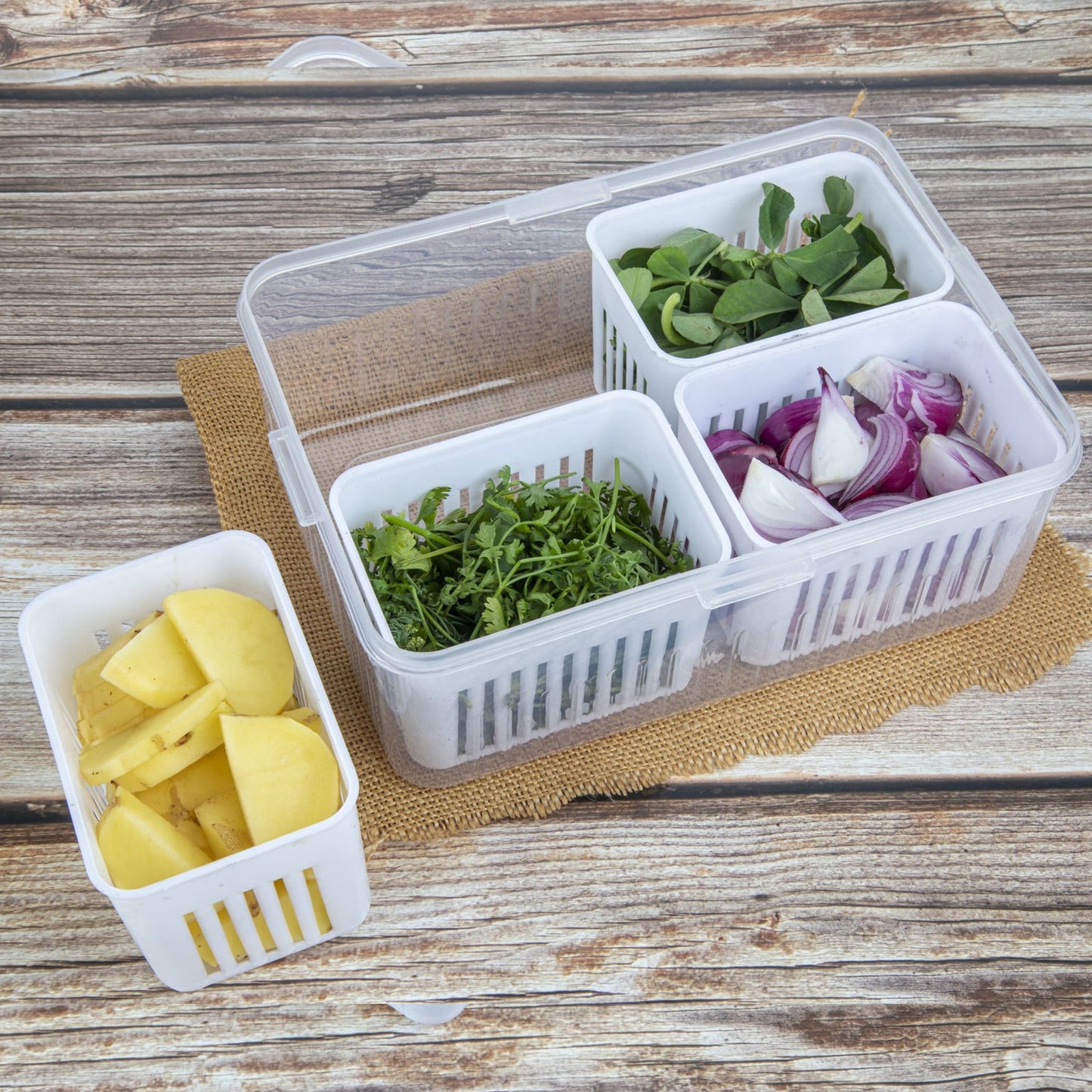 Freezer safe food container with breathable design