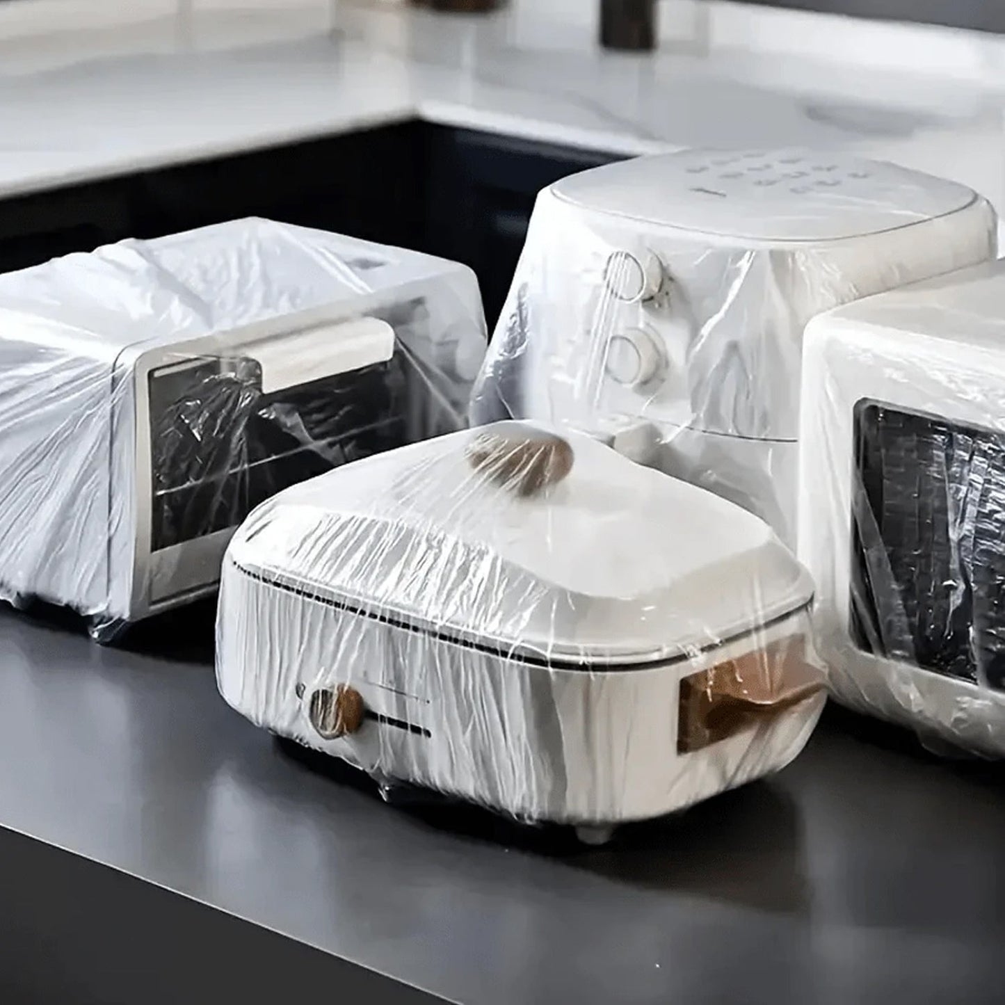 Disposable transparent furniture protector cover for indoor and outdoor