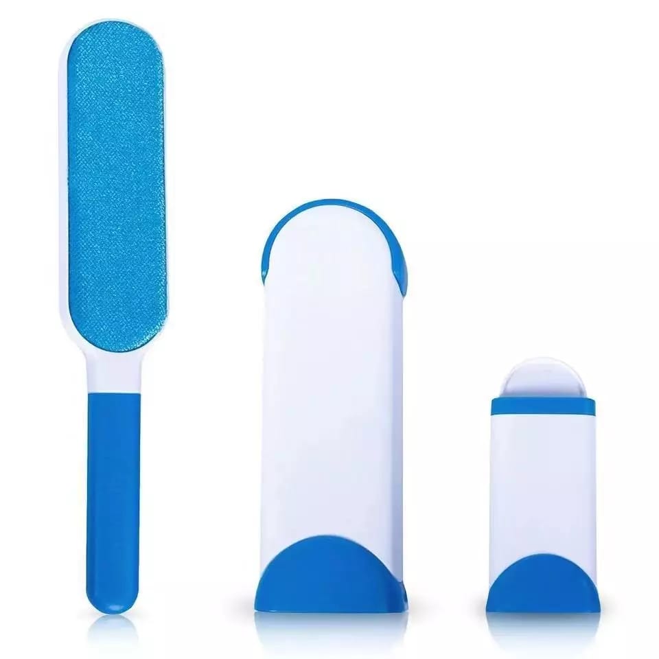 Reusable pet fur remover with dual surfaces, pet hair remover, double sided fur brush, cat hair cleaner, dog fur remover brush, reusable pet hair brush, pet hair cleaner for couch, car seat hair remover