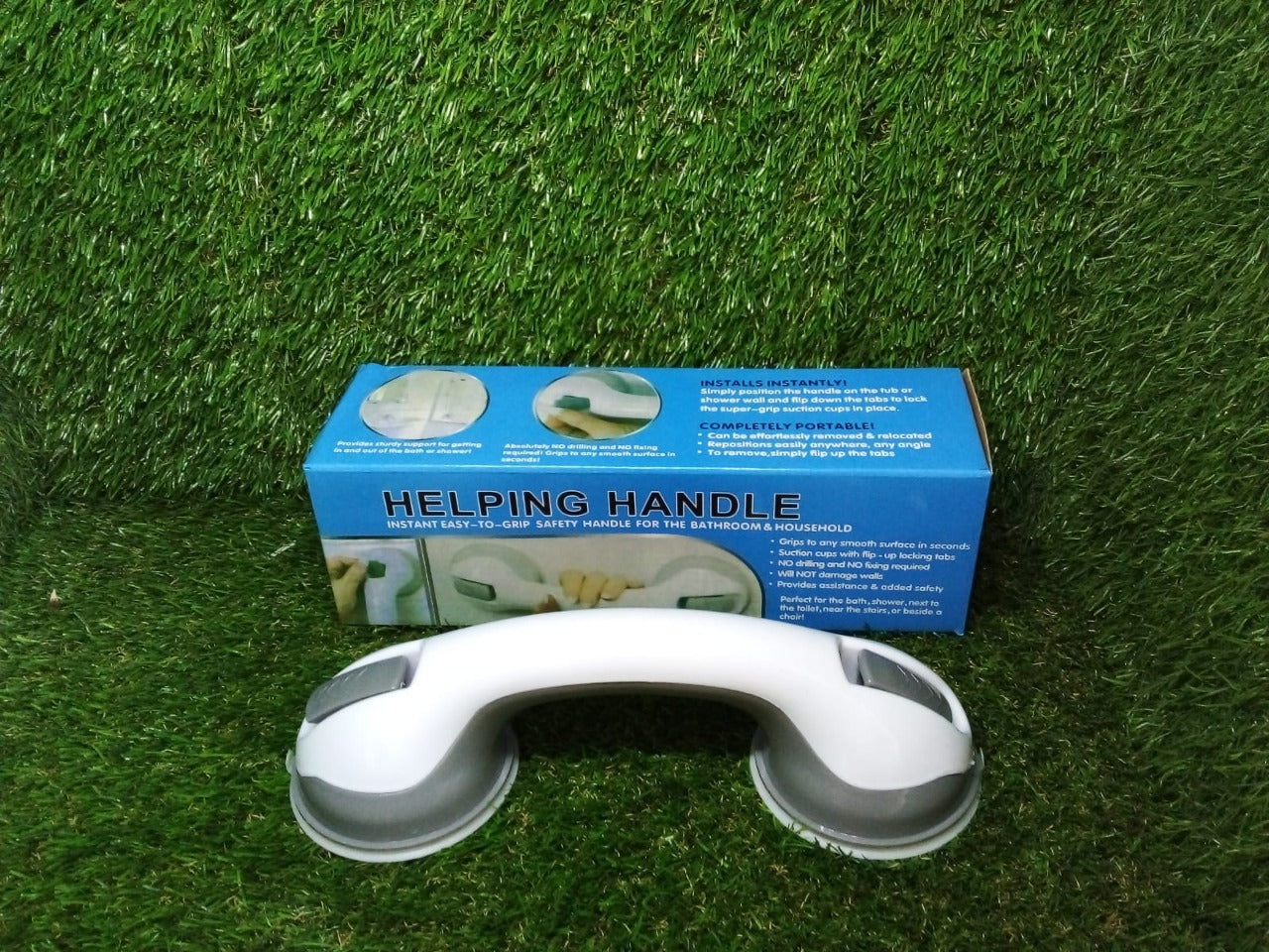 Portable helping handle for various door types. helping handle, vacuum grip handle, bathroom support bar, door support handle, suction handle for tiles, portable grip handle, support bar for elderly