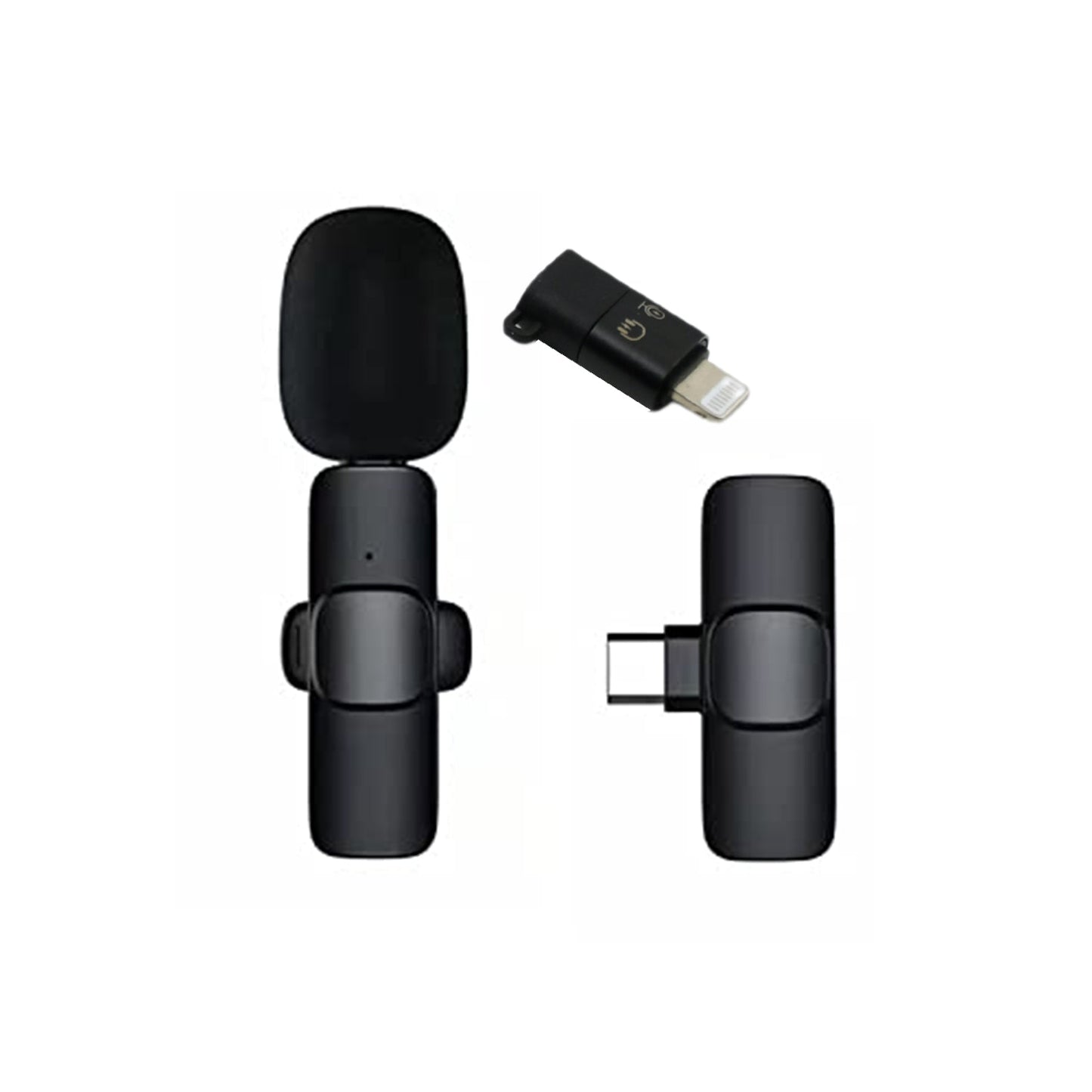 Streaming microphone clipped to shirt for clear live audio