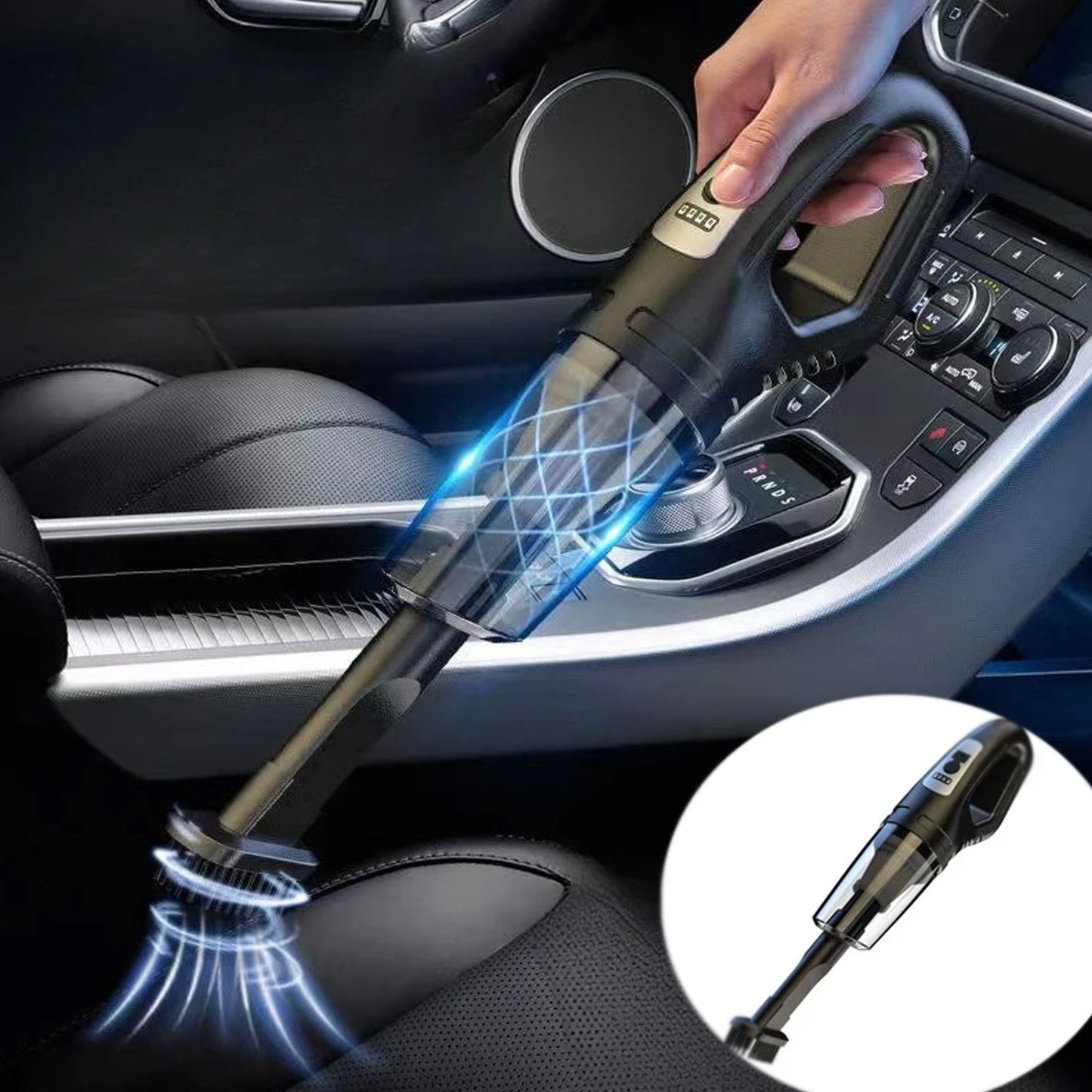 Car Wireless Vacuum Cleaner, Wireless handheld car vacuum cleaner 2-in-1 cordless mini