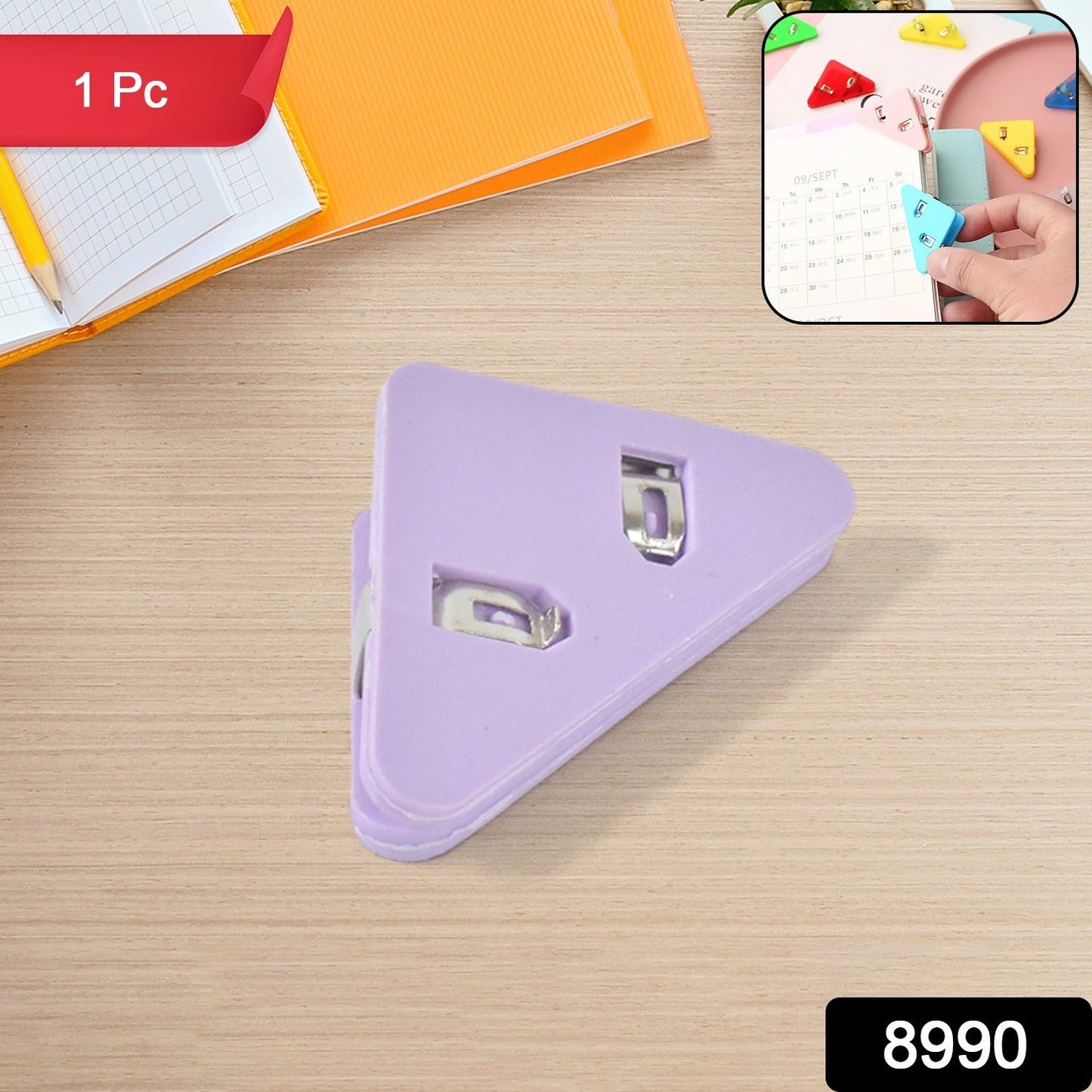 triangle paper clips, document clips, corner clips for paper, paper holding clips, small paper clips, metal document clips, office paper clips, paper corner clip set, paper clips stationery, triangle paper clip India