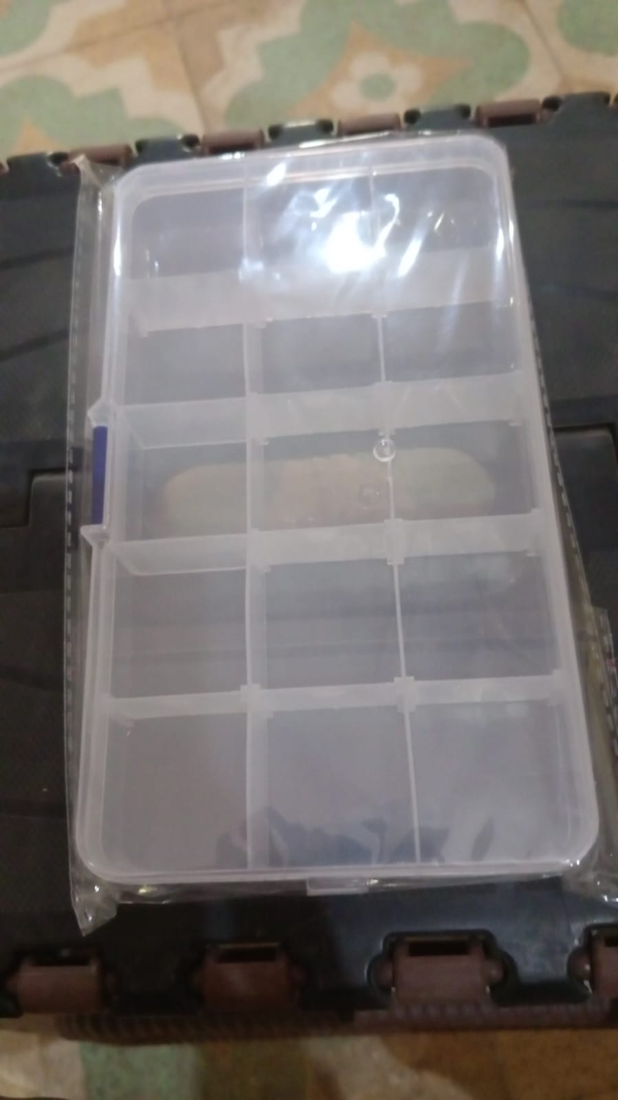 15 section jewelry holder box for neat arrangement, organizer box for small beauty accessories, lightweight storage box