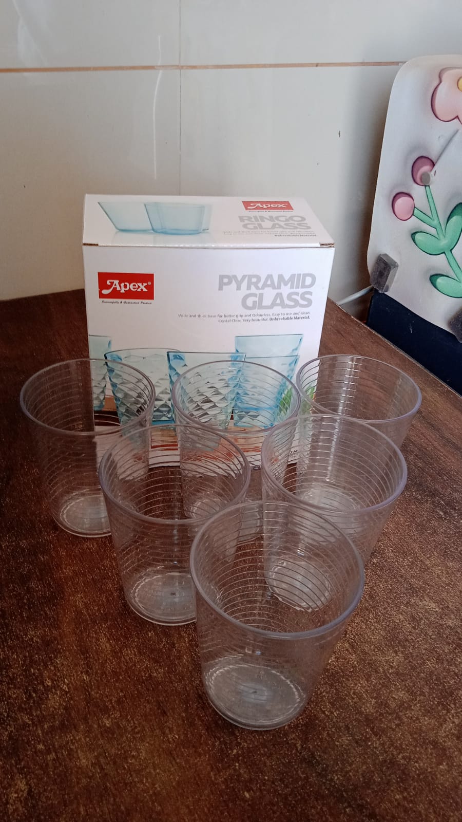 plastic glasses for kids and family, safe drinking plastic glass, reusable cups for water and juice