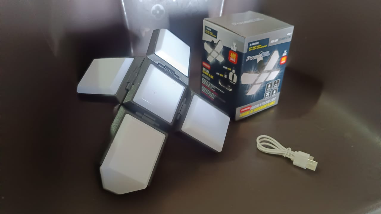 USB tent light with hook, foldable emergency LED lamp, camping gear light India