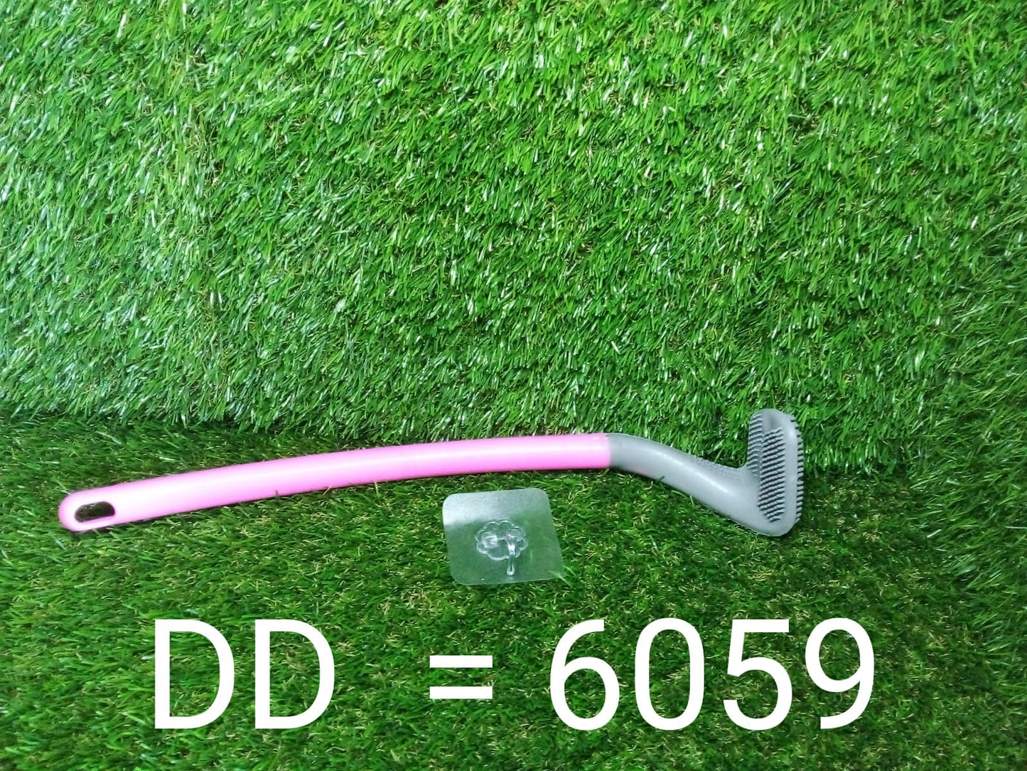 Elegant golf-themed toilet brush and sticker holder. golf toilet brush, silicone toilet brush, wall-mounted toilet cleaner, 360 degree toilet brush, TPR toilet brush, magic hook toilet brush, toilet cleaning brush India