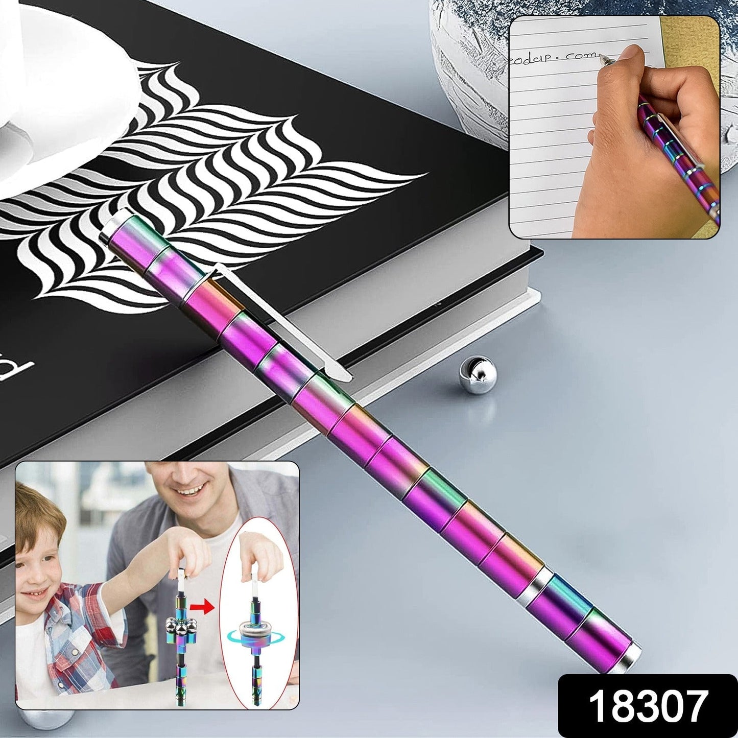 magnet pen for office desk and writing, 1 pc multifunctional magnetic pen, metal office pen with magnetic attachment, stylish magnetic pen for professionals, magnetic toy pen with writing function, creative pen with magnet for desk play