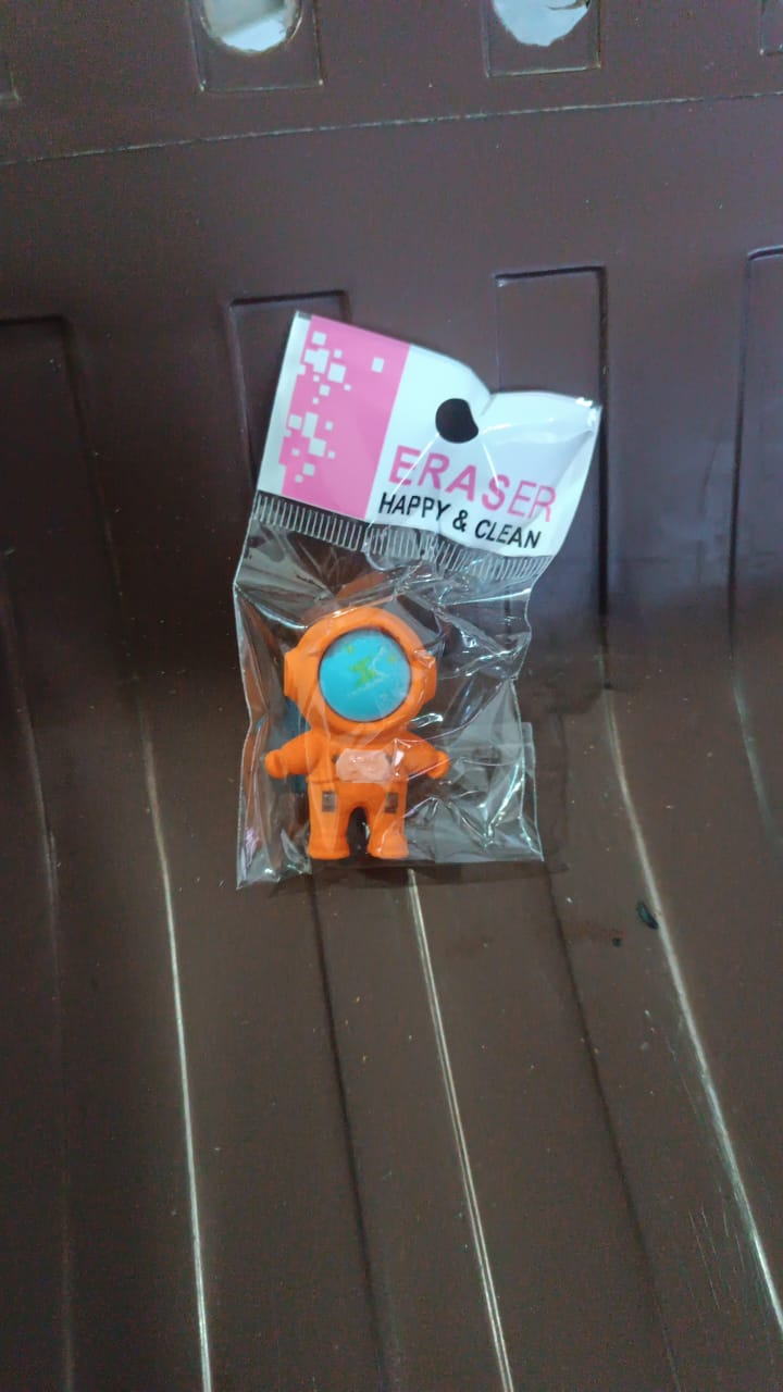 soft eraser for drawing pencils, astronaut theme school supplies, best erasers for kids online India