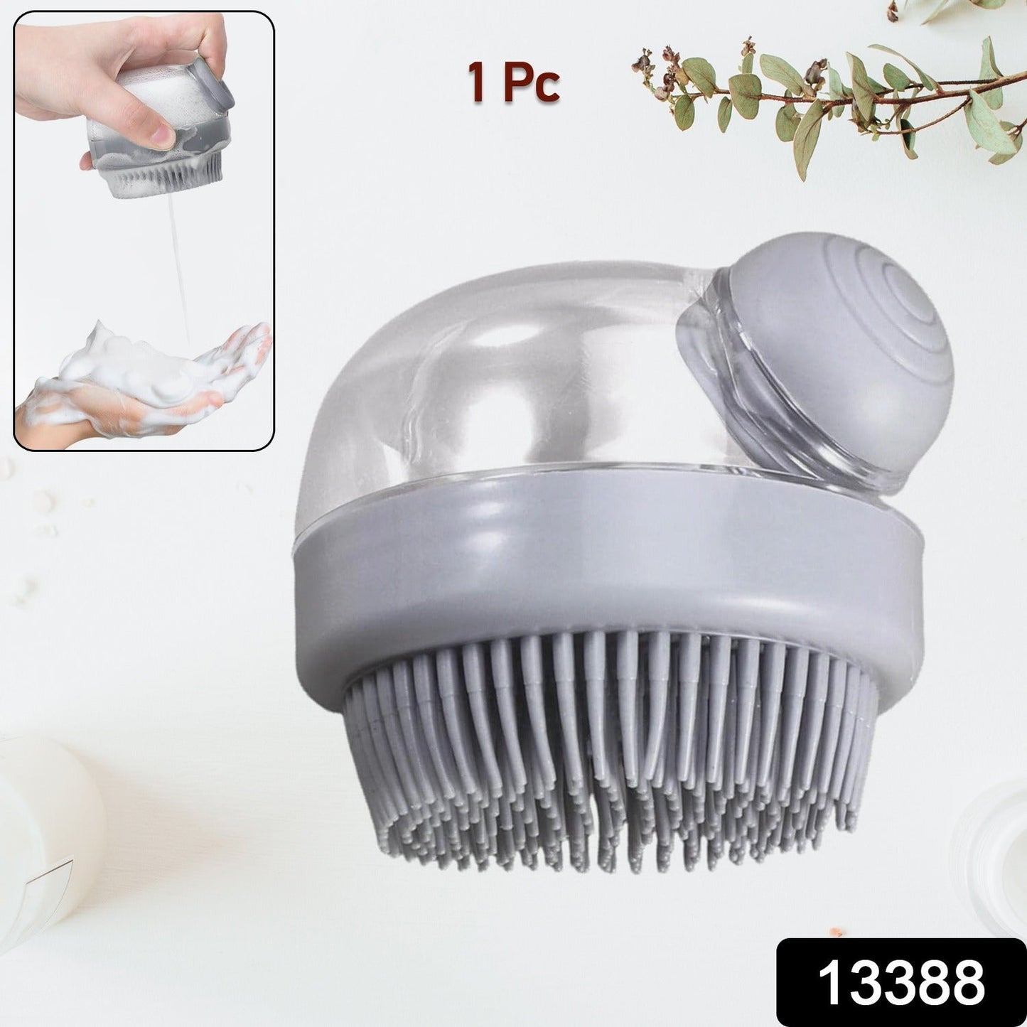 shampoo brush for dandruff and scalp care, manual silicone scalp massager for hair wash, hair scrubber brush for gentle scalp massage, waterproof silicone shampoo brush for daily use, hair care brush for deep scalp cleaning,