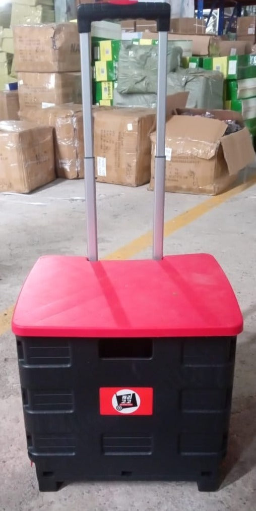 portable shopping trolley India, foldable cart basket