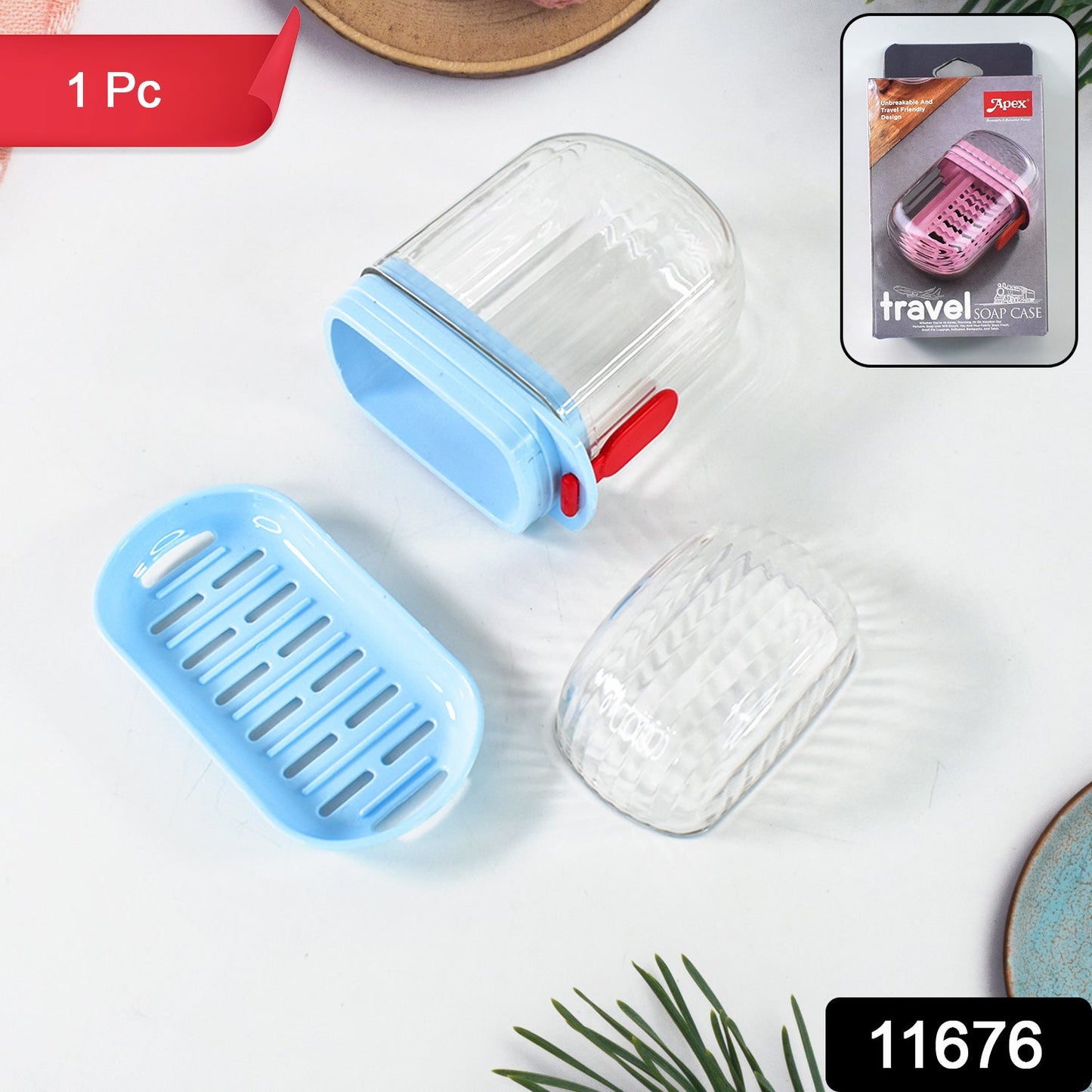 secure locking soap container for trips, compact soap case for luggage and bags, Apex soap case with secure snap lid,