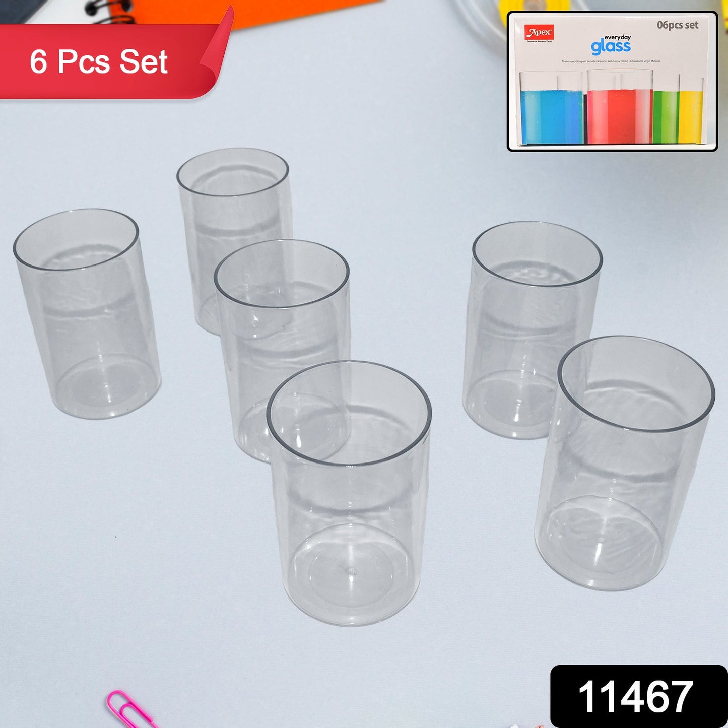 colorful plastic glass set for daily hydration, durable unbreakable plastic drinking glasses, BPA-free plastic tumblers for safe usage, reusable plastic glass set for kitchen essentials, multi-use plastic tumblers for water, juice, milk, and more