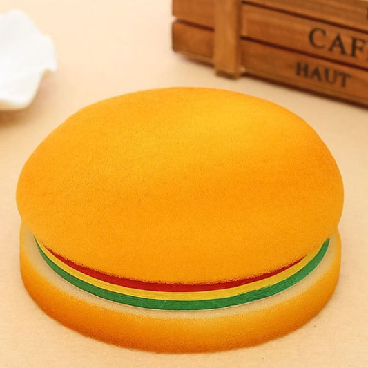 burger shaped sticky notes memo pad, fun multicolor sticky notes for school, cute office stationery burger notepad, creative sticky note pad in burger design, 