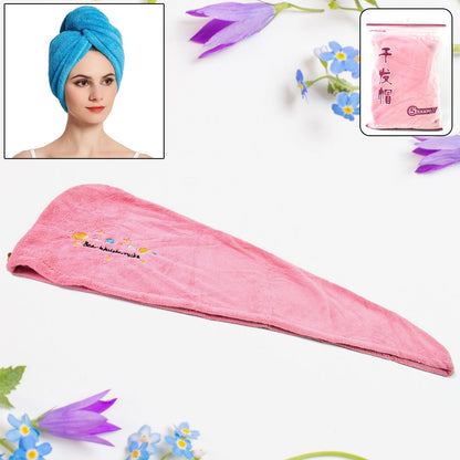 microfiber hair wrap towel cap for women, quick dry towel for hair wrapping, hair drying towel for girls and women, super absorbent microfiber towel for wet hair