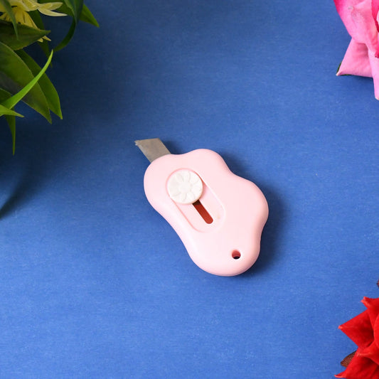mini cloud cutter set of 3 for box opening, portable cloud-shaped safety cutter, safe blade cutter for kids and adults, 3 pc mini box opener in cute cloud design,