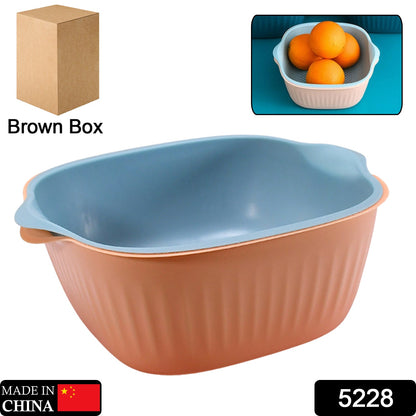 kitchen strainer bowl, plastic washing basket, vegetable drainer bowl, rice washing bowl, stoneware style bowl, kitchen prep tools, plastic colander basket