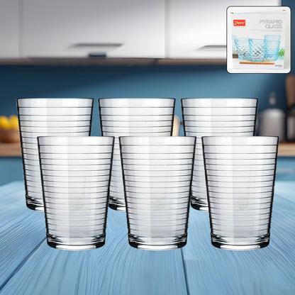 Apex pyramid design unbreakable plastic glass, BPA-free plastic glass 300ml for home use, stackable plastic tumblers with pyramid texture, unbreakable 300ml glass for water and juice, stylish plastic drinking glasses for everyday use,