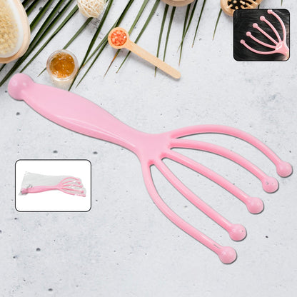 manual scalp massager India, anti-stress head massager, portable relaxation tools, scalp care accessories, wire massage tool for scalp

