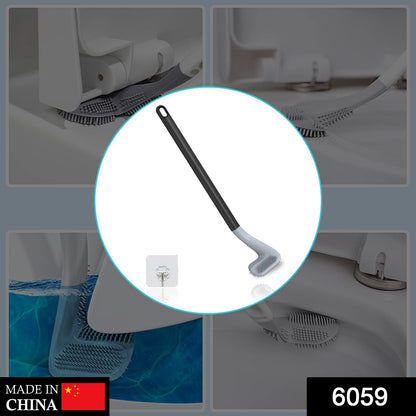 Toilet brush set with a golf theme design. golf toilet brush, silicone toilet brush, wall-mounted toilet cleaner, 360 degree toilet brush, TPR toilet brush, magic hook toilet brush, toilet cleaning brush India