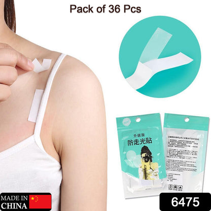 Double-sided adhesive medical tape, waterproof, clear, for use with lingerie. transparent body tape, double sided fashion tape, lingerie tape, saree blouse tape, anti-skid body adhesive, fashion fix tape, wardrobe malfunction tape