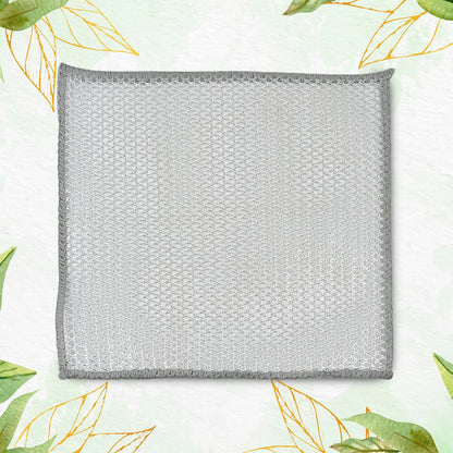  soft microfiber cloth for surface cleaning, household cleaning towels with scrub side, reusable microfiber cleaning rags, lint free scrubber cloths for dust and stains