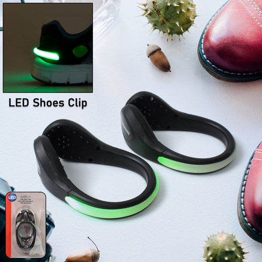LED shoe clip lights for night safety, rechargeable shoe lights for runners and cyclists