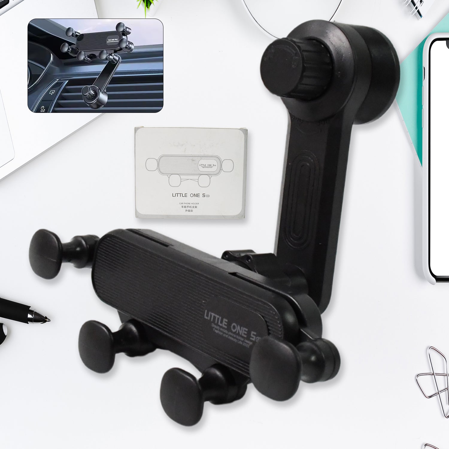 360 degree rotating car mobile holder, dashboard mobile stand for all smartphones, universal car phone mount with rotation, car phone holder adjustable angle,
