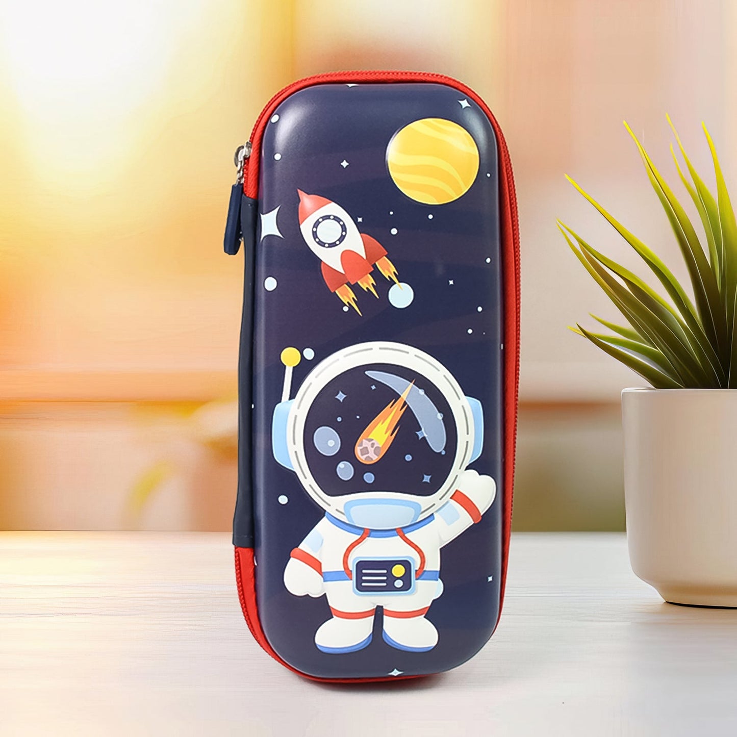 colorful kids pencil box with mix design, durable school supply organizer for kids, 1 pc pencil case for children, stylish pencil box for school students,