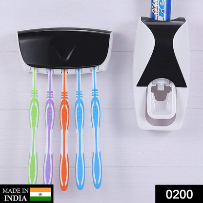 Toothbrush holder with toothpaste dispenser, automatic toothpaste dispenser, toothbrush holder wall mount, touch free toothpaste squeezer, kids toothpaste dispenser, hygienic bathroom accessories