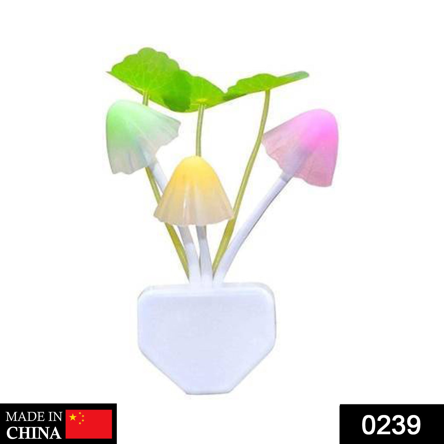 Mushroom lamp with soft glow. Mushroom night light, LED sensor lamp, colorful plug-in night light, kids room night light, decorative LED lamp, automatic night light