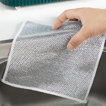 20x20 cm cleaning cloth set for daily use, soft and durable microfiber cloth for household cleaning, efficient cleaning towel for dishes and countertops