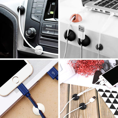 cable holder clips, wire organizer, desk cable clips, cable management, adhesive wire holders, cord supporter, cable clips black, cable holder for wall