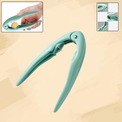 nutcracker chestnut opener clip made of stainless steel, easy to use chestnut sheller tool for kitchen, stainless steel nut opener for hard shells,