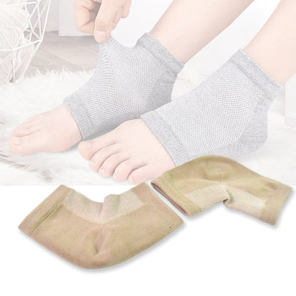heel socks, cracked heel socks, moisturizing socks, socks for dry feet, heel repair socks, foot care socks, overnight heel socks, silicone socks for cracked heels, gel heel socks, cracked feet remedy

