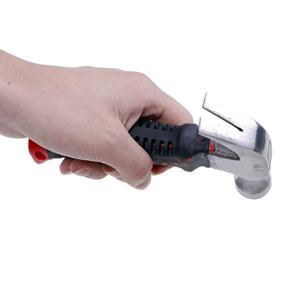 Mini hammer with claw for easy nail removal. Mini claw hammer, compact carpenter hammer, fiberglass handle hammer, anti-slip grip hammer, small hammer for home use, hathodi