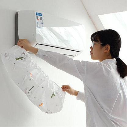 Foldable AC cover to keep dust out. split ac dust cover, waterproof ac cover, ac indoor unit protector, decorative ac cover, foldable ac cover, washable ac dust cover, polyester ac cover
