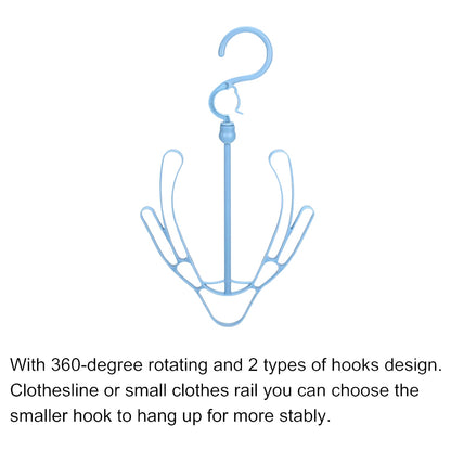 rotatable small shoes drying hanger rack with 360° rotation, compact shoe drying hanger for balcony and closet India, plastic rotatable shoe hanger rack for sneakers slippers, space‑saving rotatable shoe drying rack 1 pc, multipurpose rotating shoe hanger for drying storage


