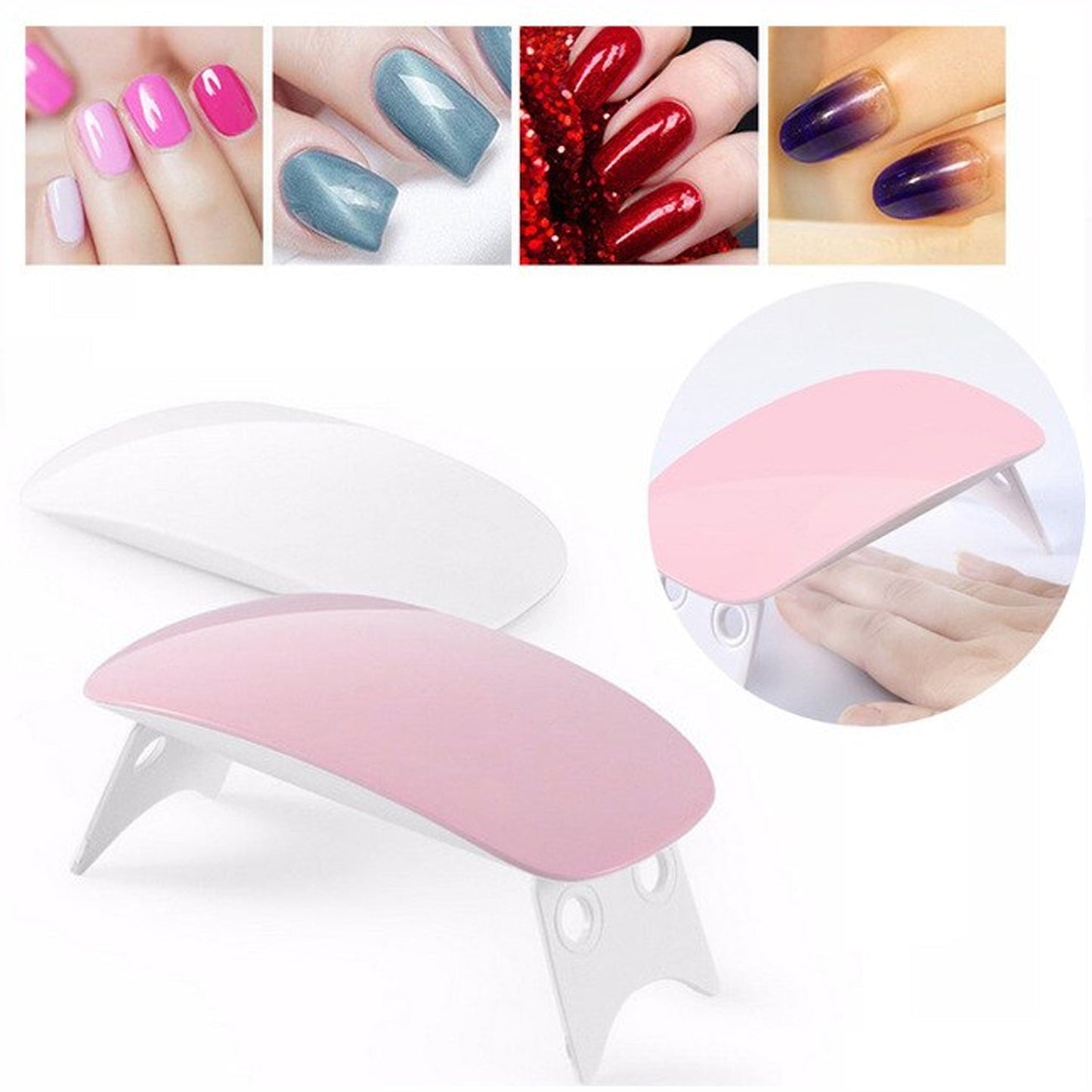 UV nail dryer for salon-quality results. mini nail dryer, LED UV nail lamp, portable nail dryer, 6W UV lamp, gel nail curing lamp, travel nail dryer, USB nail polish dryer