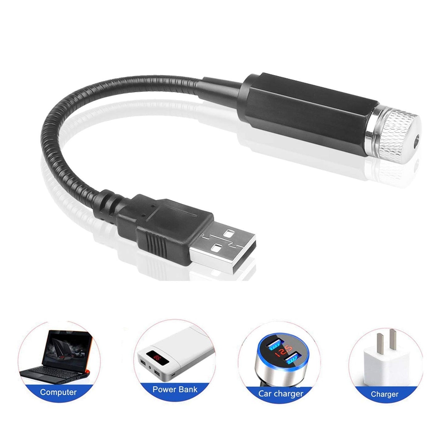 USB light projector for room decor, galaxy projector light, usb star light, car roof light, ambient room lighting, bedroom projector light, wolkomhome projector, night sky light