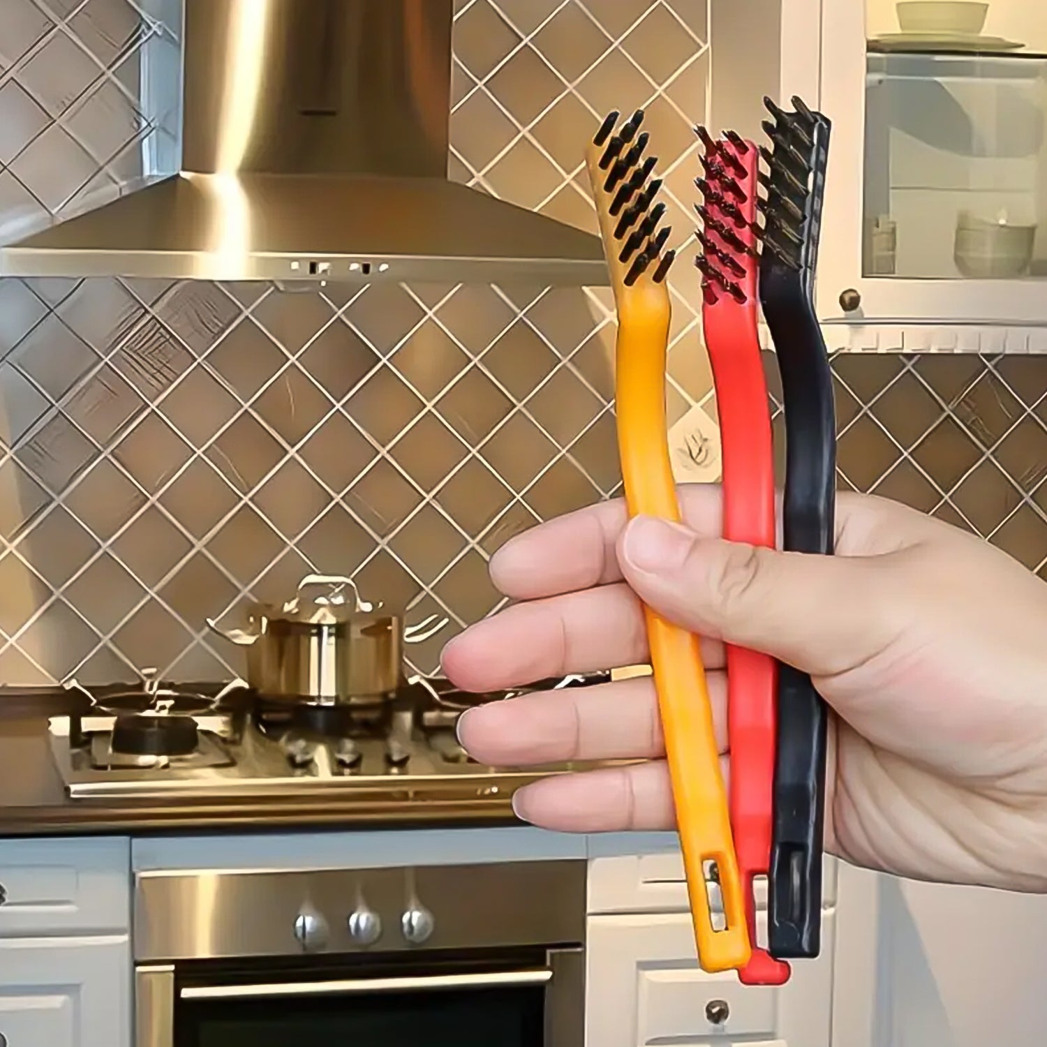 5 pcs wire brush and scraper set for rust removal