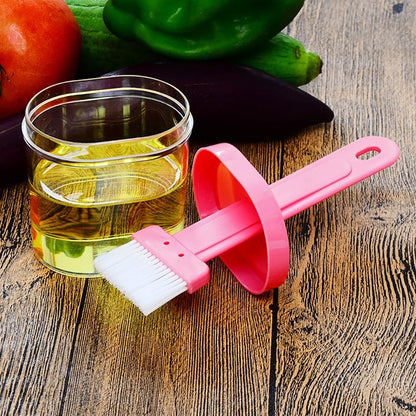 oil brush for kitchen, baking oil spatula, heatproof brush with holder, bbq oil brush, plastic pastry brush, butter spreader, kitchen cooking brush