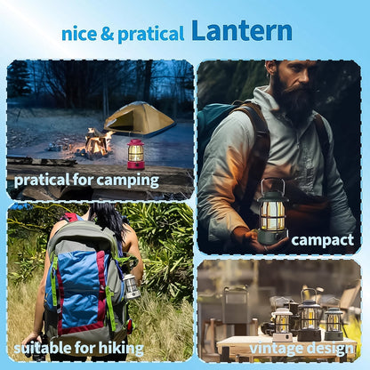 retro style rechargeable camping lantern with USB port, LED lantern for outdoor camping and trekking, best camping lantern light in India for travel,