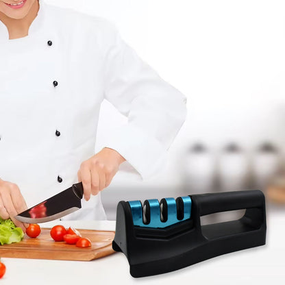 compact knife sharpener for Indian cooking tools, easy to use manual knife sharpener India,